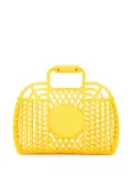 Fendi Pre-Owned 2010-2024 Medium Recycled Plastic Vitello Liberty Matte handbag - Yellow