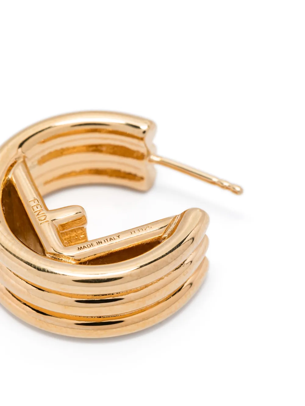 Fendi Gold Earrings Women In Gold