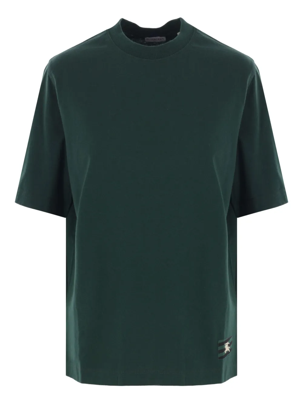 Burberry equestrian-knight patch T-shirt Groen
