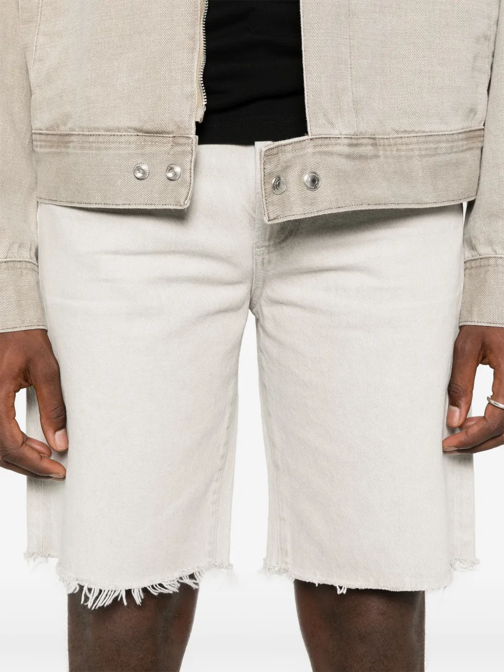 AGOLDE Katoenen shorts Grijs
