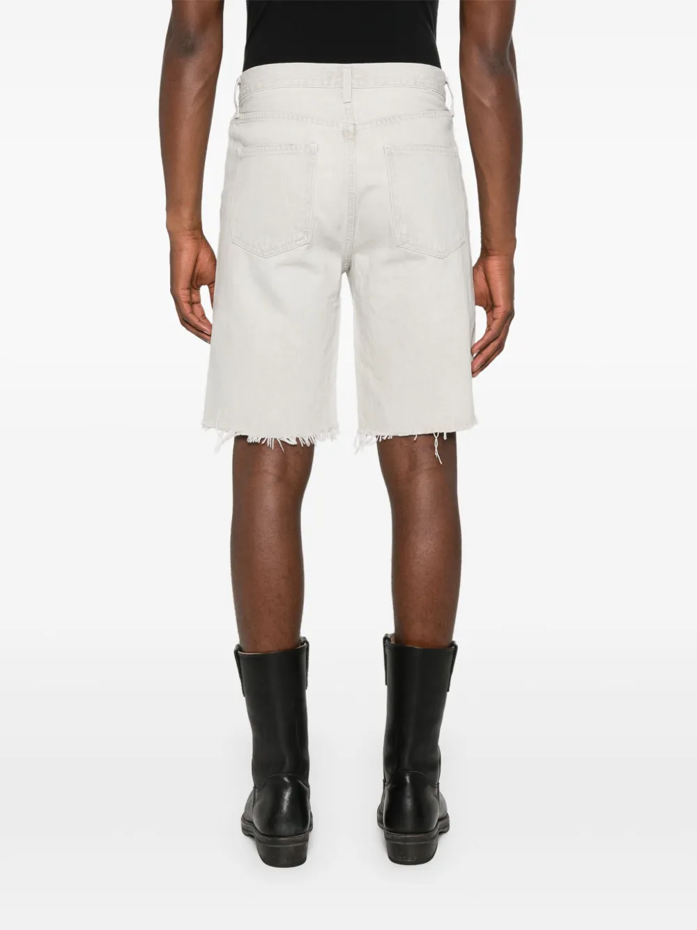 AGOLDE Katoenen shorts Grijs