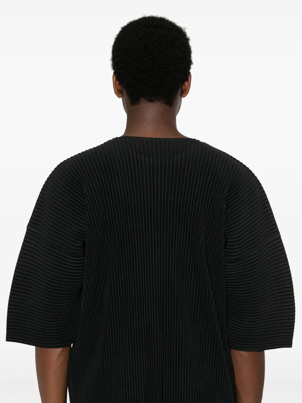 Homme Plissé Issey Miyake Plissé T-shirt Zwart