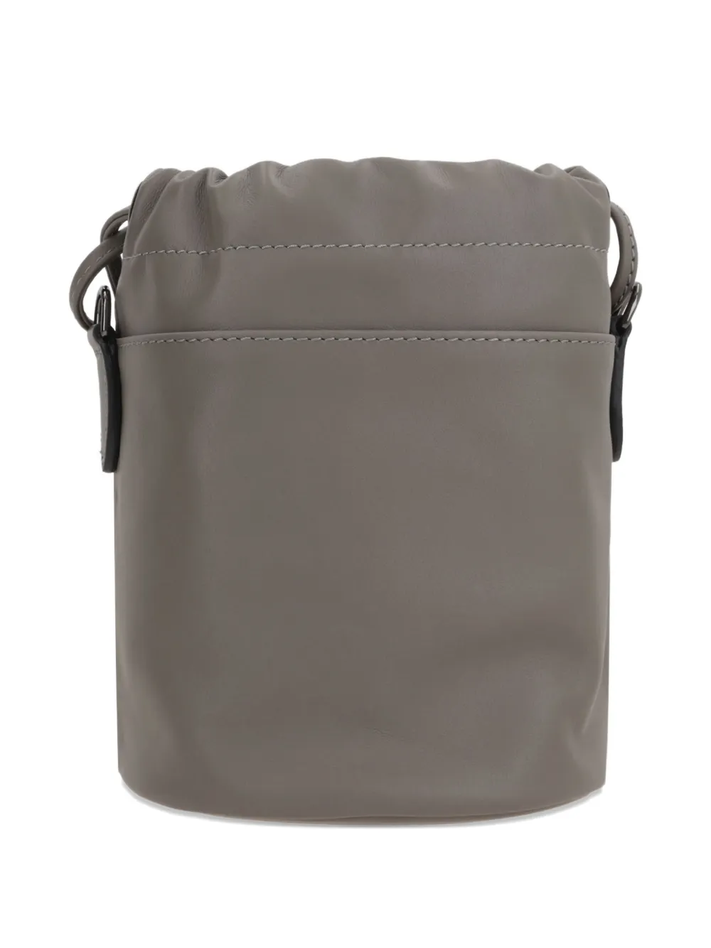 Longchamp Le Pliage Xtra XS leren crossbodytas met trekkoord Grijs