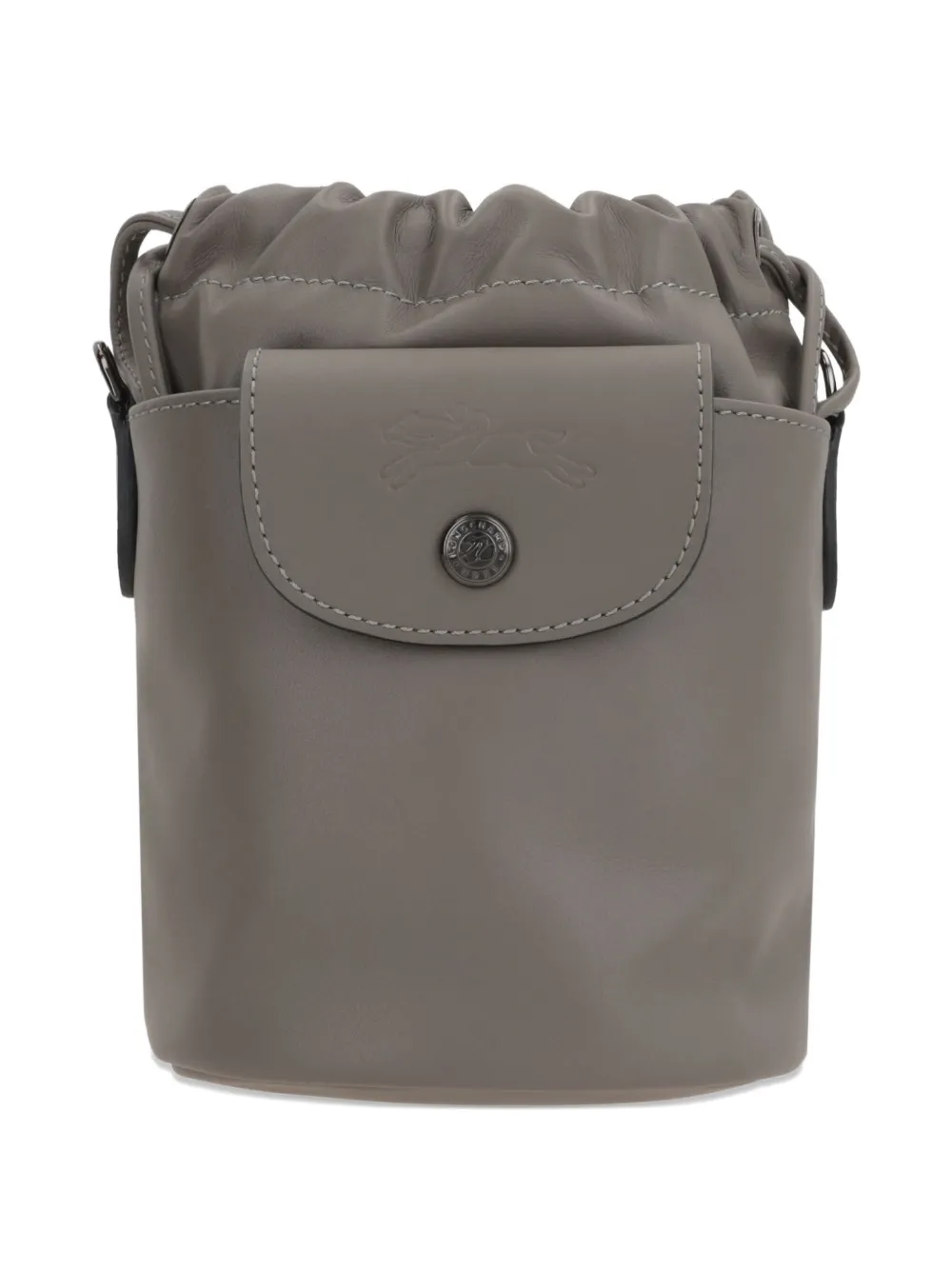 Longchamp Borsa a tracolla Le Pliage Xtra XS con coulisse - Grigio