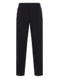 Giorgio Armani pleated elasticated-waist trousers - Black
