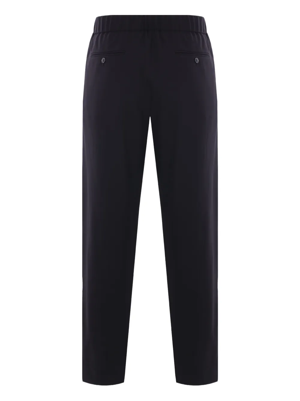 Giorgio Armani pleated elasticated-waist trousers Zwart