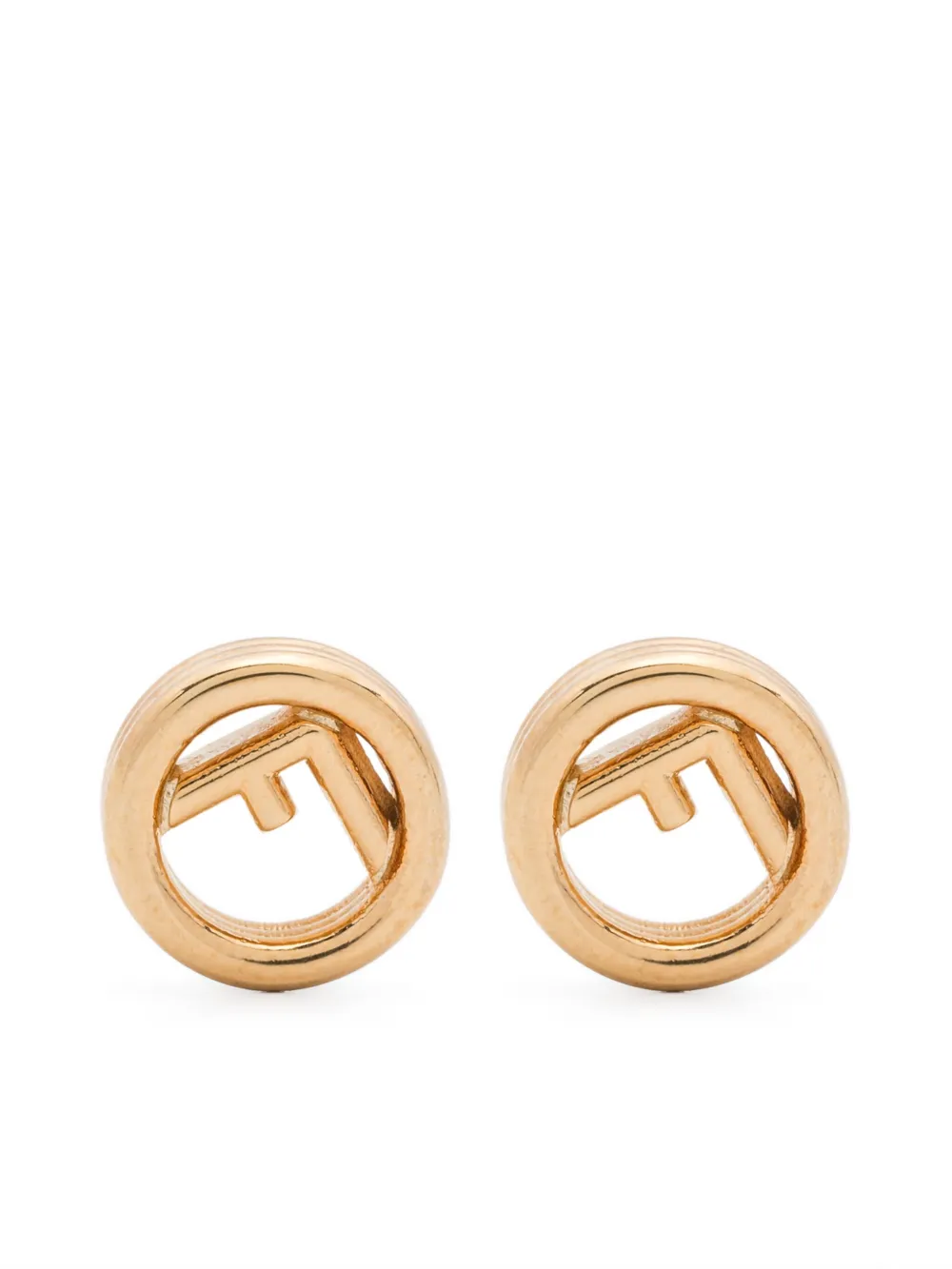 FENDI Ohrringe mit FF - Gold