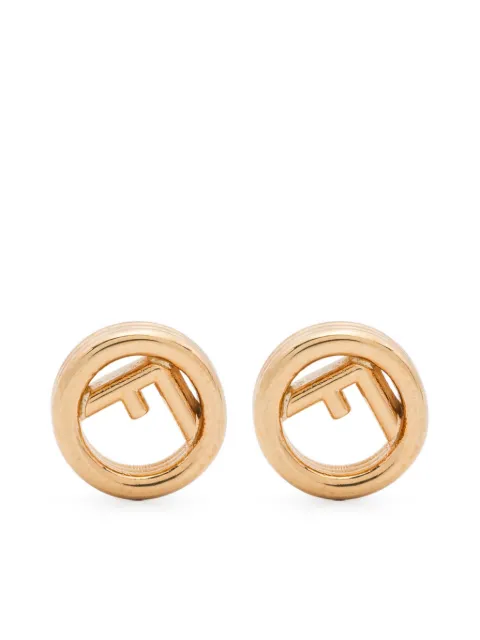 FENDI aretes con motivo FF