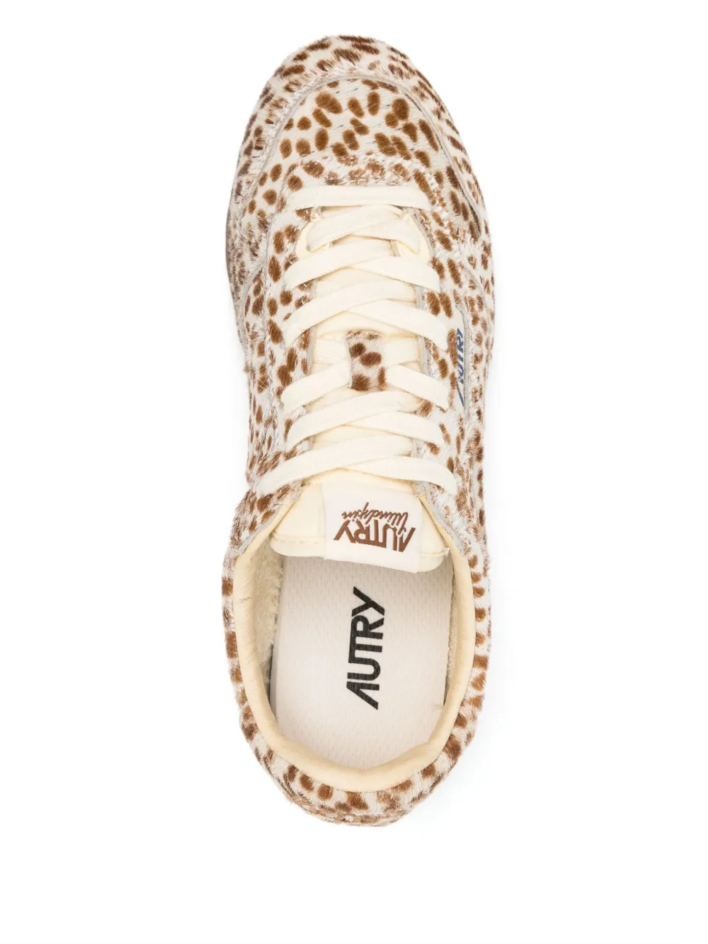 Autry animal-print sneakers Neutrals