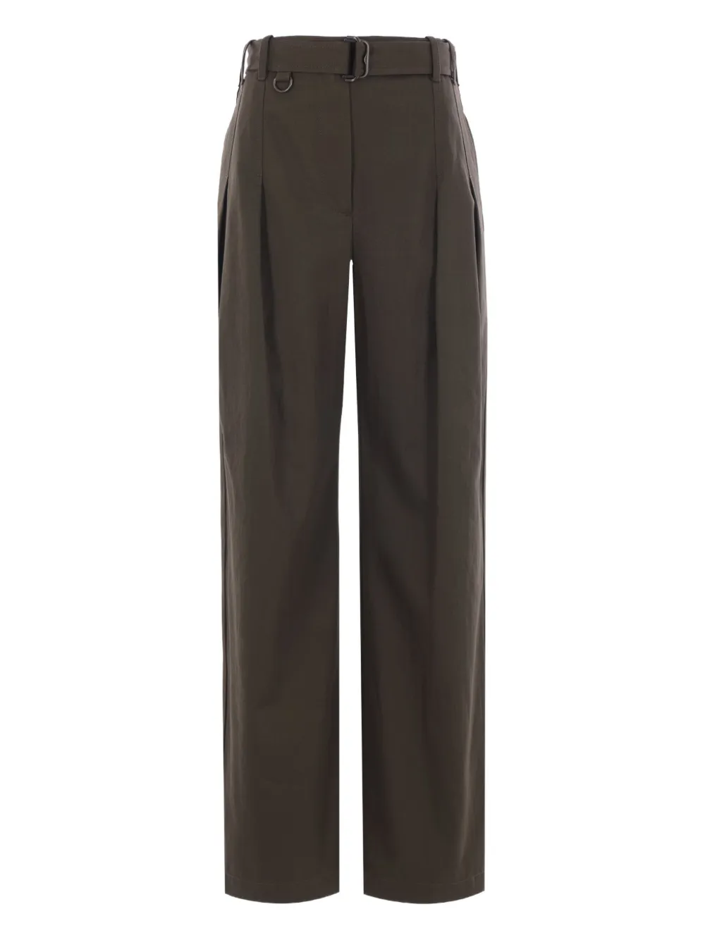 Burberry Broek met ceintuur Groen