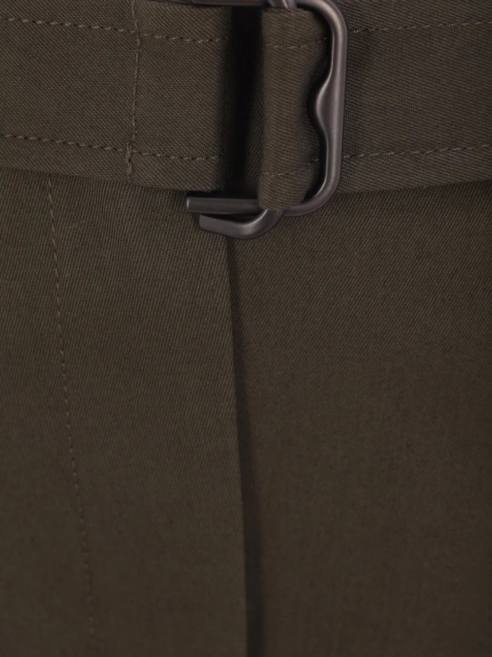 Burberry Broek met ceintuur Groen