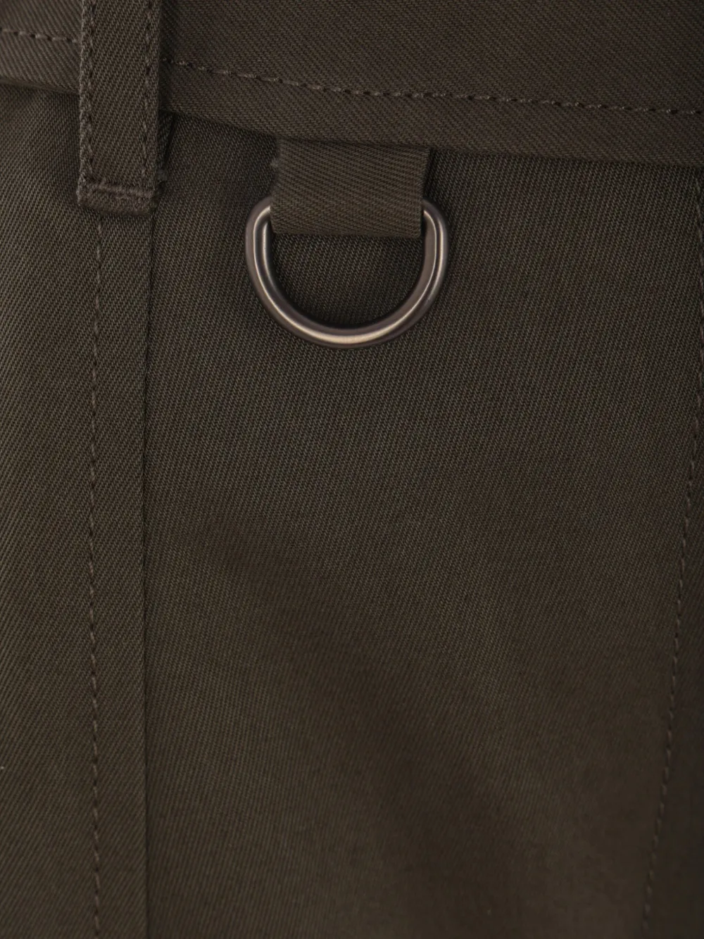 Burberry Broek met ceintuur Groen