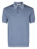 l.b.m. cotton polo shirt - Blue