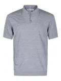 l.b.m. mélange short-sleeve polo shirt - Grey
