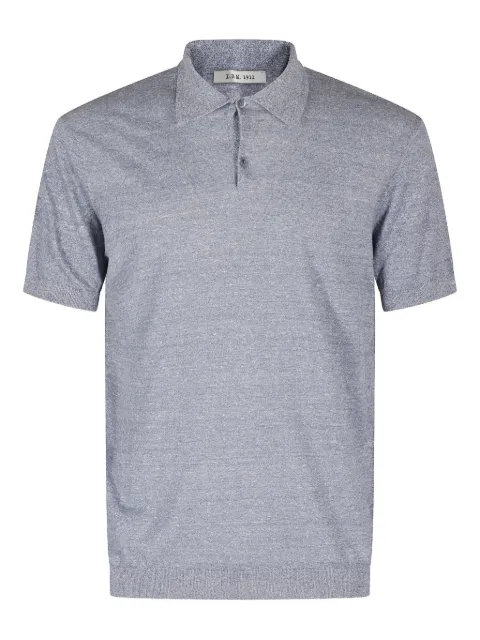 l.b.m. mélange short-sleeve polo shirt