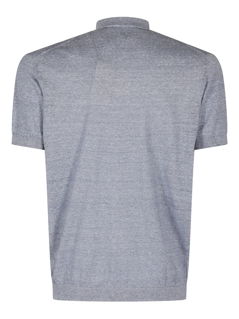 L.b.m. mélange short-sleeve polo shirt - Grijs