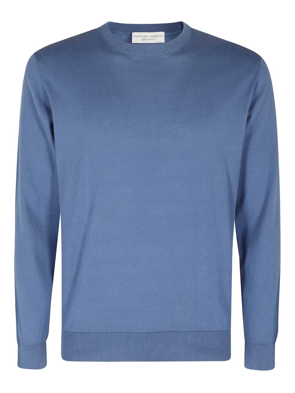 Filippo De Laurentiis crew-neck fine-knit sweater | Blue | Image 1