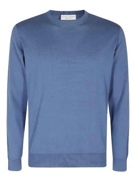 Filippo De Laurentiis crew-neck fine-knit sweater