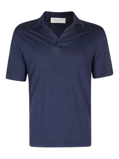 Filippo De Laurentiis polo-collar short-sleeve top