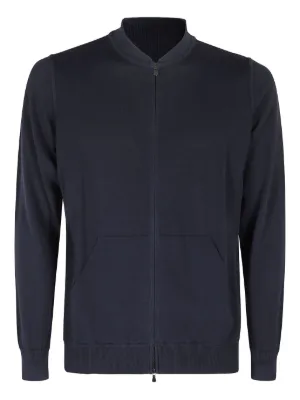 Stone Island ジップアップ カーディガン | ブルー | FARFETCH JP
