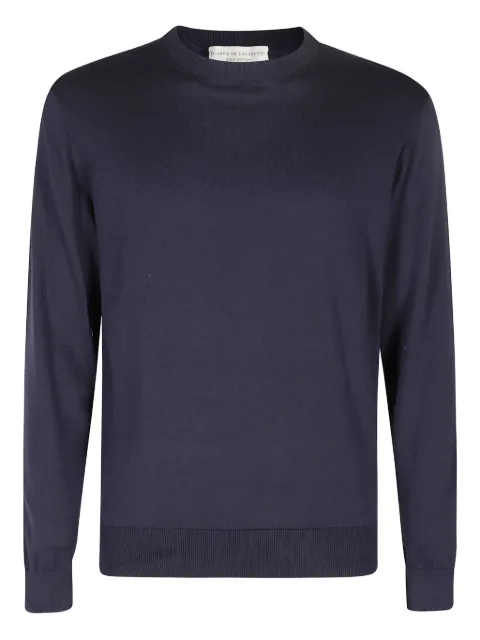 Filippo De Laurentiis crew-neck fine-knit sweater