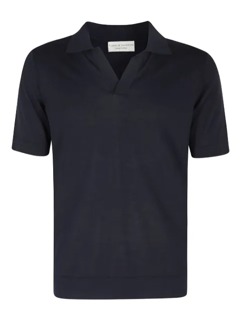 Filippo De Laurentiis polo-collar short-sleeve top