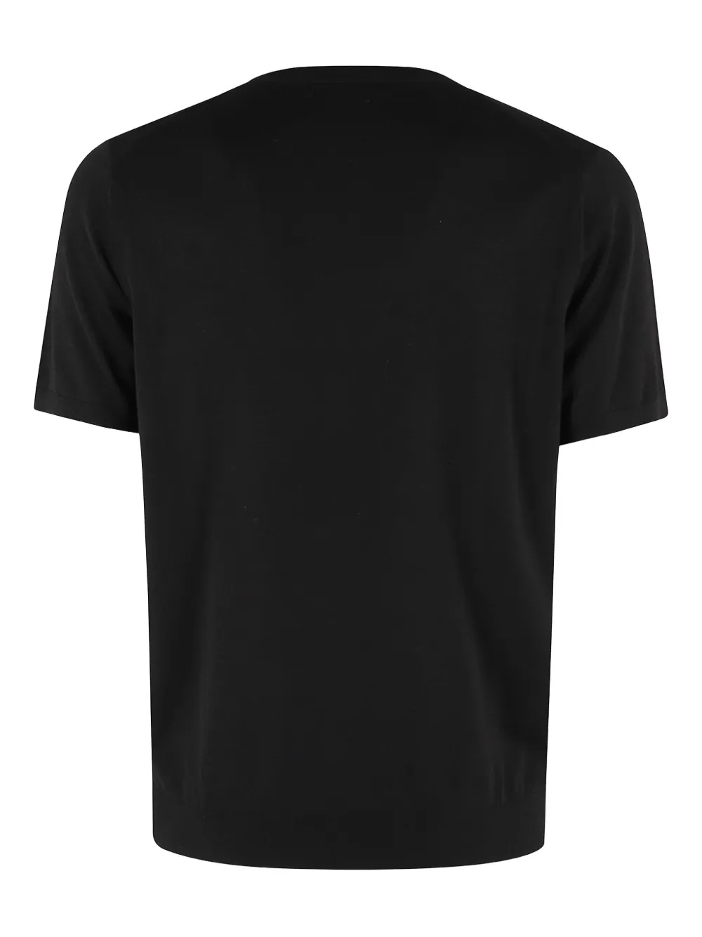 Kangra fine-knit T-shirt - Zwart