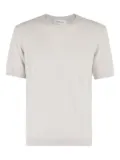 Kangra textured short-sleeve T-shirt - Neutrals