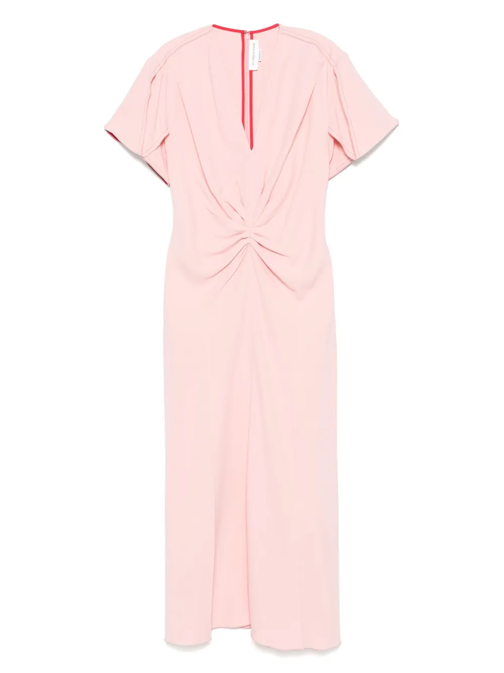 Victoria Beckham gathered dress Roze