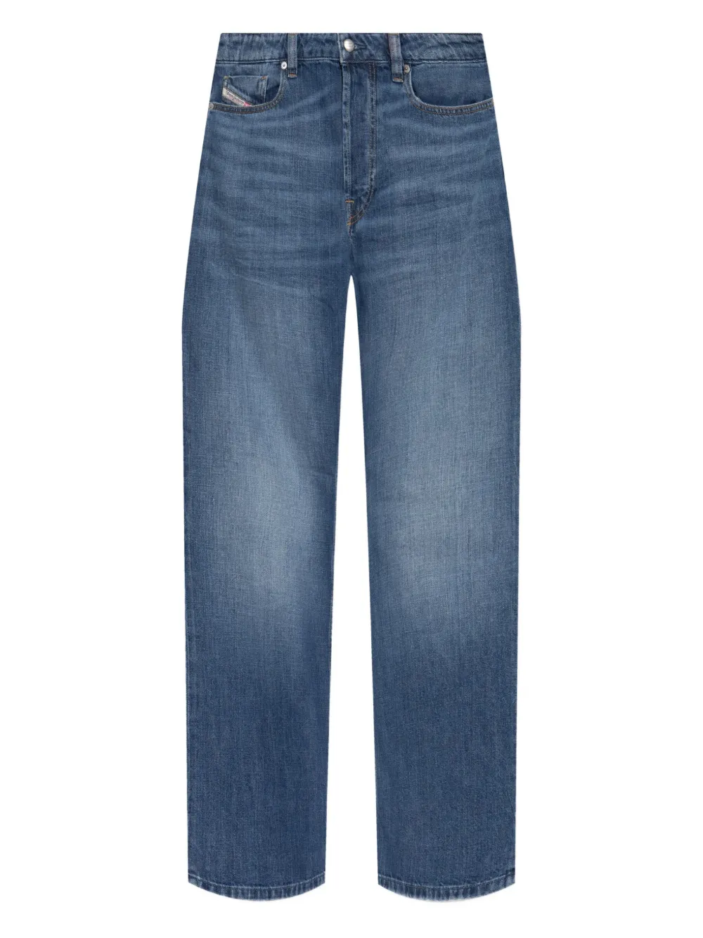 Diesel 1980 D-Eeeper ruimvallende jeans Blauw