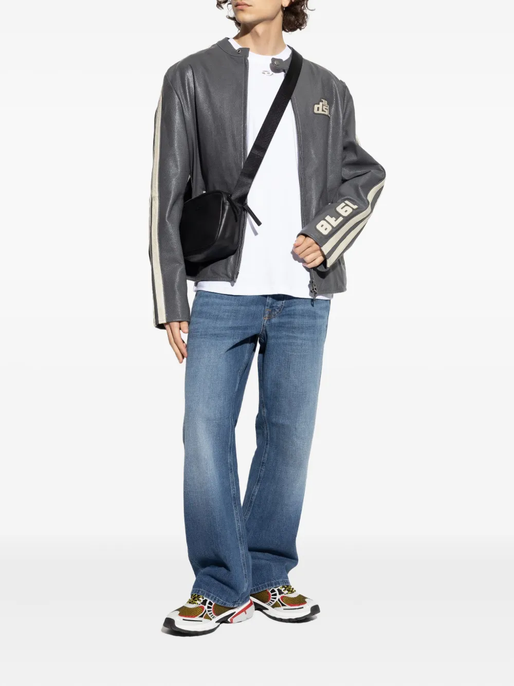 Diesel 1980 D-Eeeper ruimvallende jeans Blauw