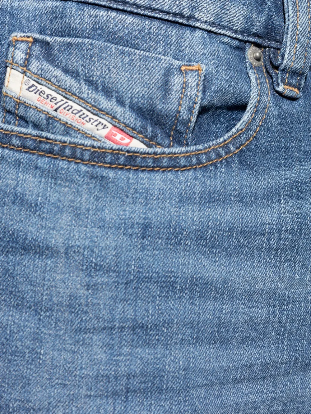 Diesel 1980 D-Eeeper ruimvallende jeans Blauw