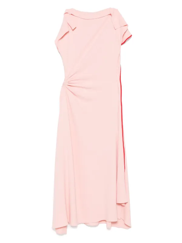 パーティードレス Victoria Beckham Gathered Waist Evening Dress In Pink Victoria Beckham Gathered Dress | Pink | FARFETCH
