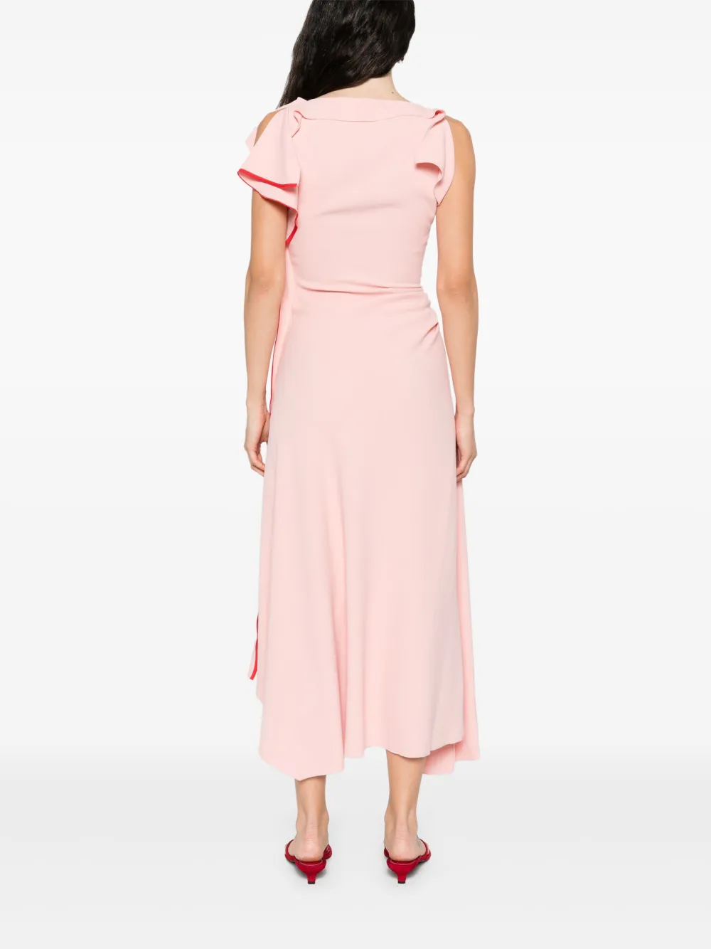 Shop Victoria Beckham Gathered Dress