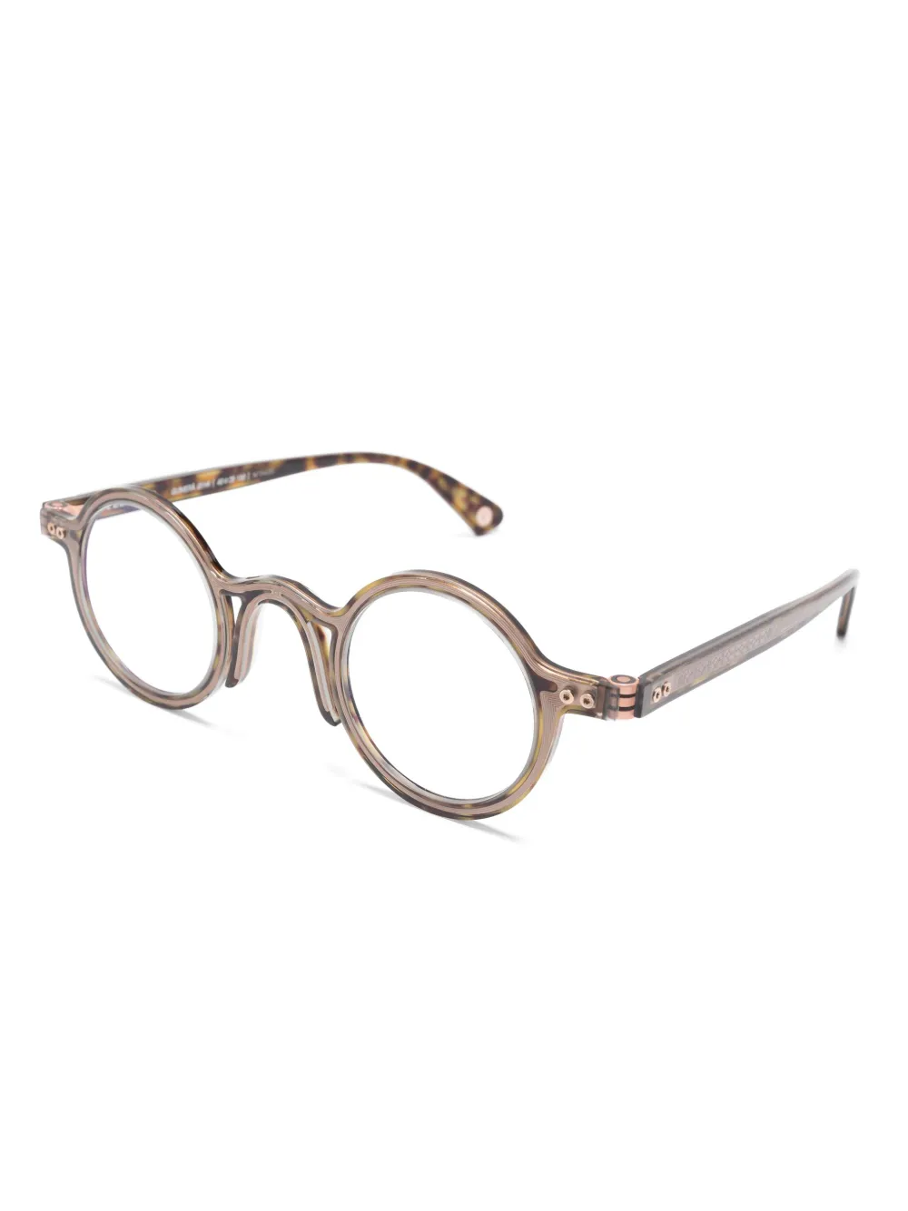 Etnia Barcelona Bril met rond montuur Bruin