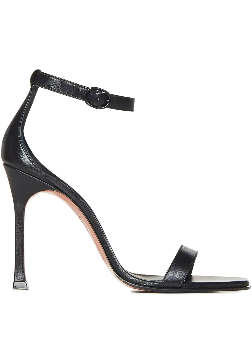Amina Muaddi 105mm Kim strappy stiletto sandals Black
