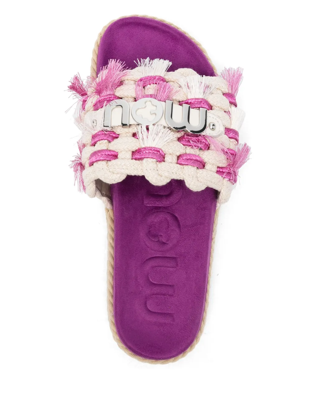 Mou Monoband sandals Purple