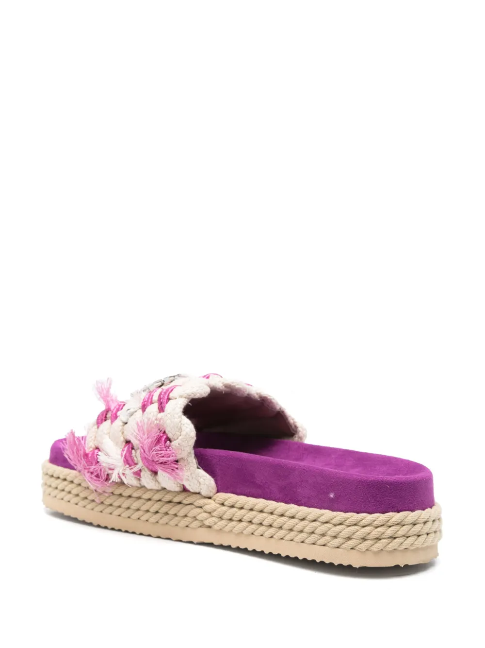 Mou Monoband sandals Purple