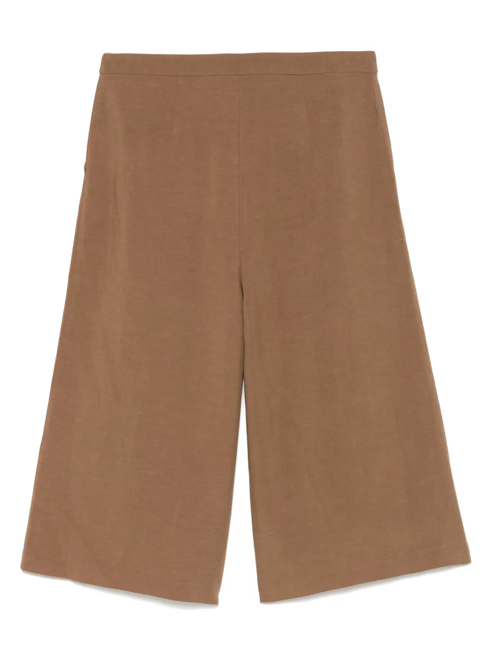 Merci Broek met geplooid detail - Bruin