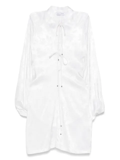 Weili Zheng floral-jacquard dress