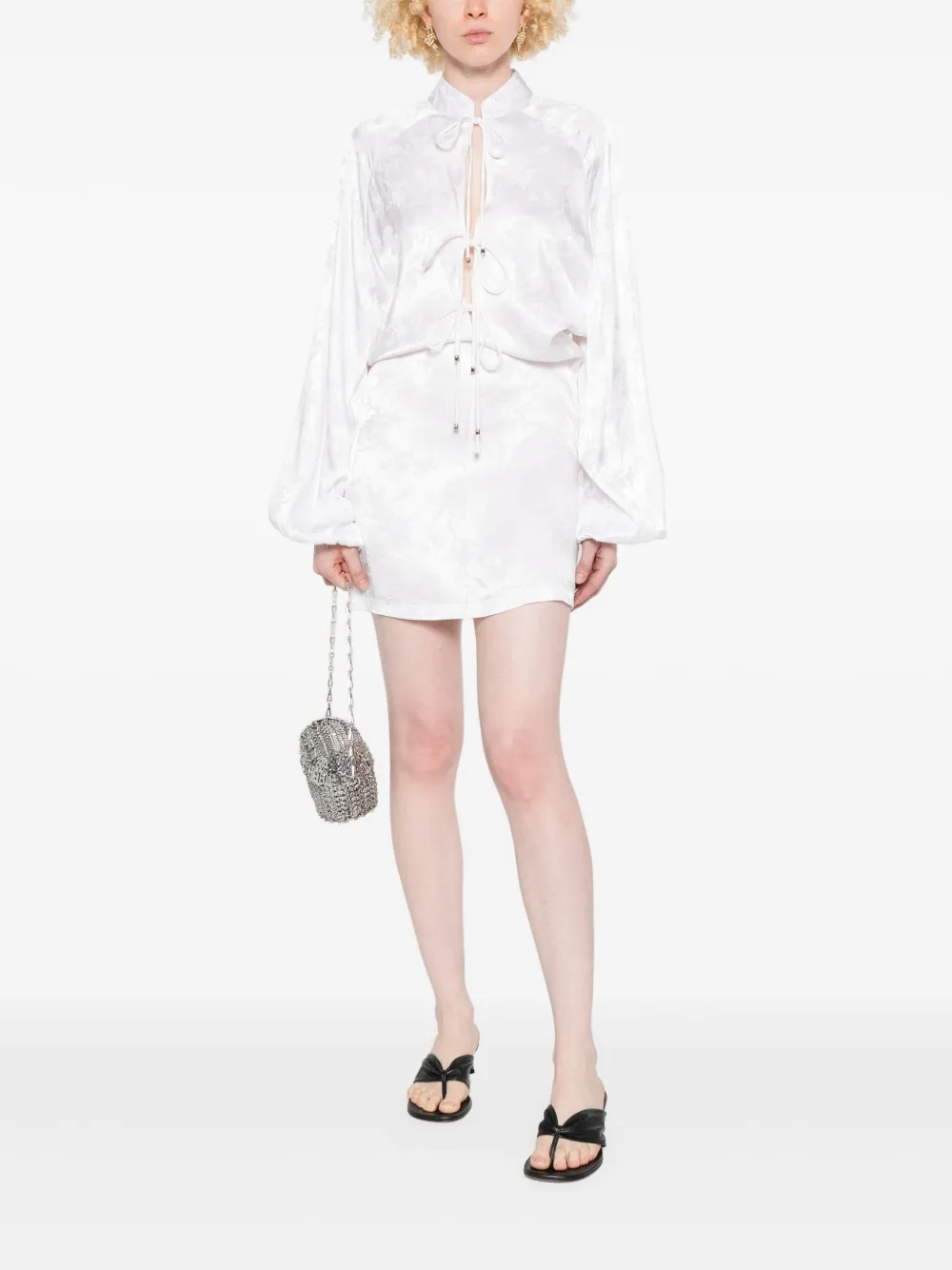Weili Zheng floral-jacquard dress | Day Dresses | Image 2
