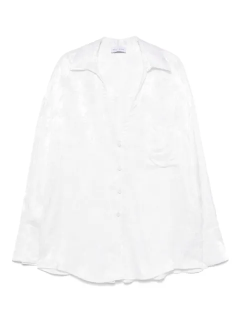 Weili Zheng floral-jacquard shirt