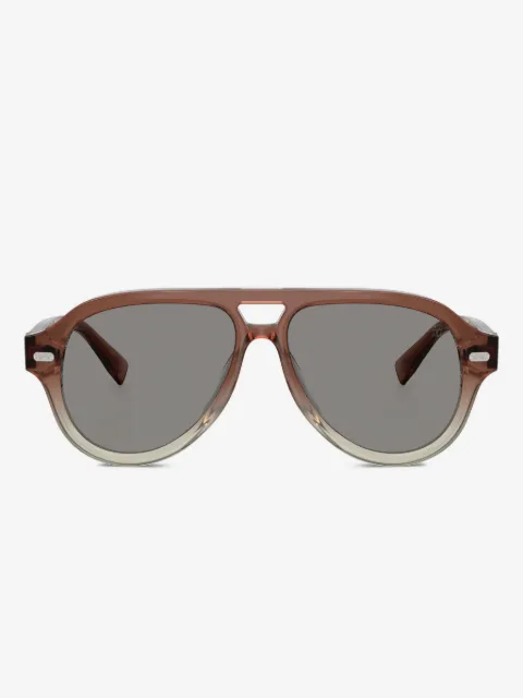 Brunello Cucinelli logo-print sunglasses