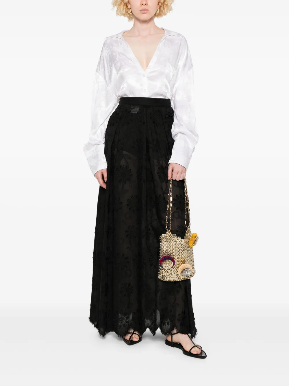 Weili Zheng camisa de algodón | Faldas acampanadas | Image 2