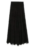 Weili Zheng cotton-blend skirt - Black