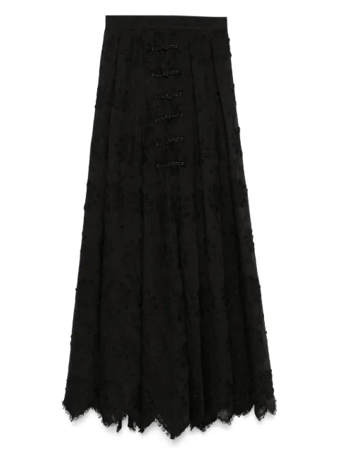Weili Zheng cotton-blend skirt