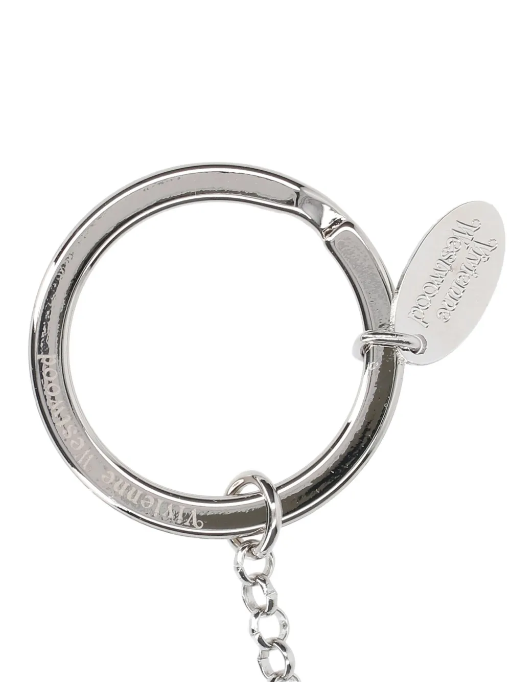 Vivienne Westwood Silver Hanging Orb Keychain