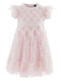NEEDLE & THREAD KIDS ruffled tulle dress - Pink