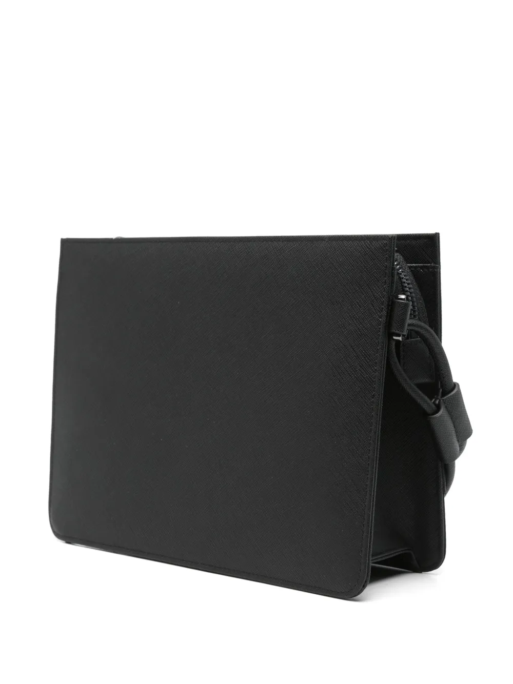 Emporio Armani Toilettas met logo - Zwart