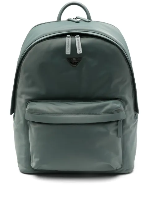 Emporio Armani logo-plaque backpack
